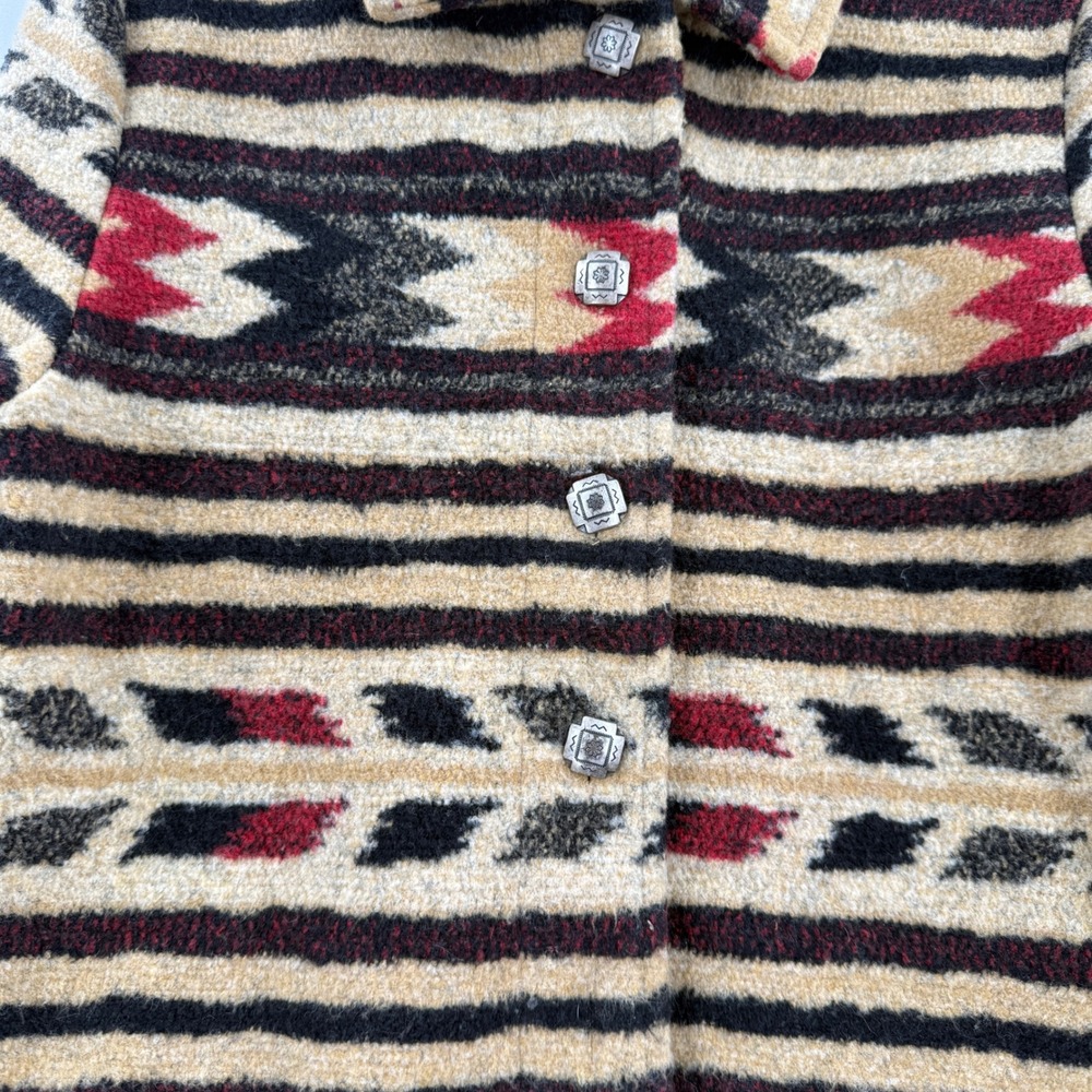 County Clothing Company Southwestern Aztec Print Button Front Jacket Womens M - Picture 4 of 7